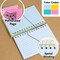 BAZIC Colored Ruled Index Cards, 3 x 5 in, Spiral Bound, Sturdy Card Stock